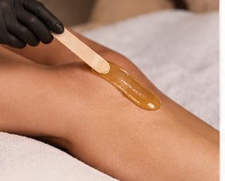 Leg waxing