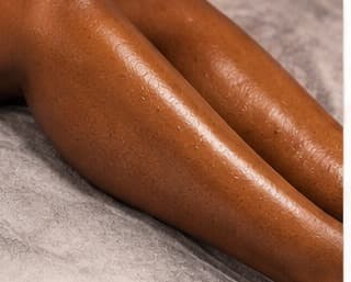 Leg waxing treatment at Timeless Glo